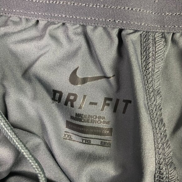 Nike Livestrong Woven Track Pants Baggy Men's XXL Gray Drawstring Jogger Running - Picture 9 of 15